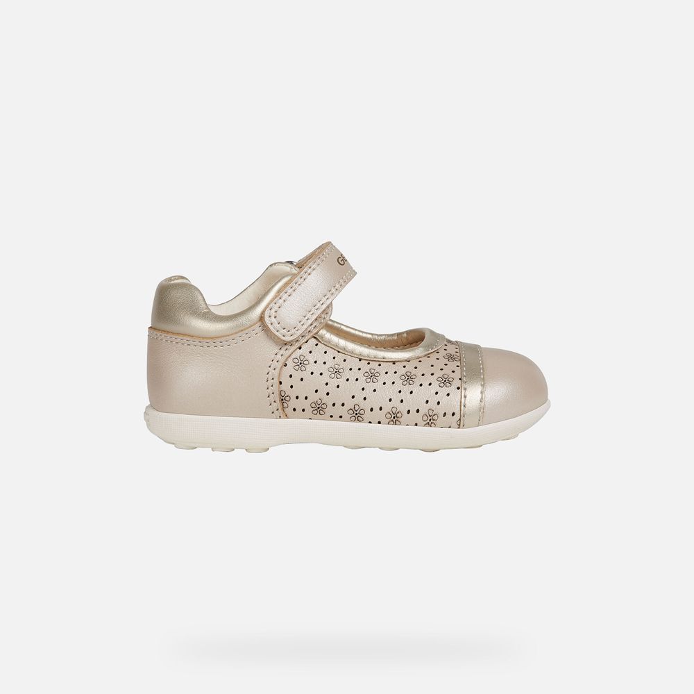 Geox Ballerinas Beige Jodie Girl - Geox Baby Shoes - NXWQED156